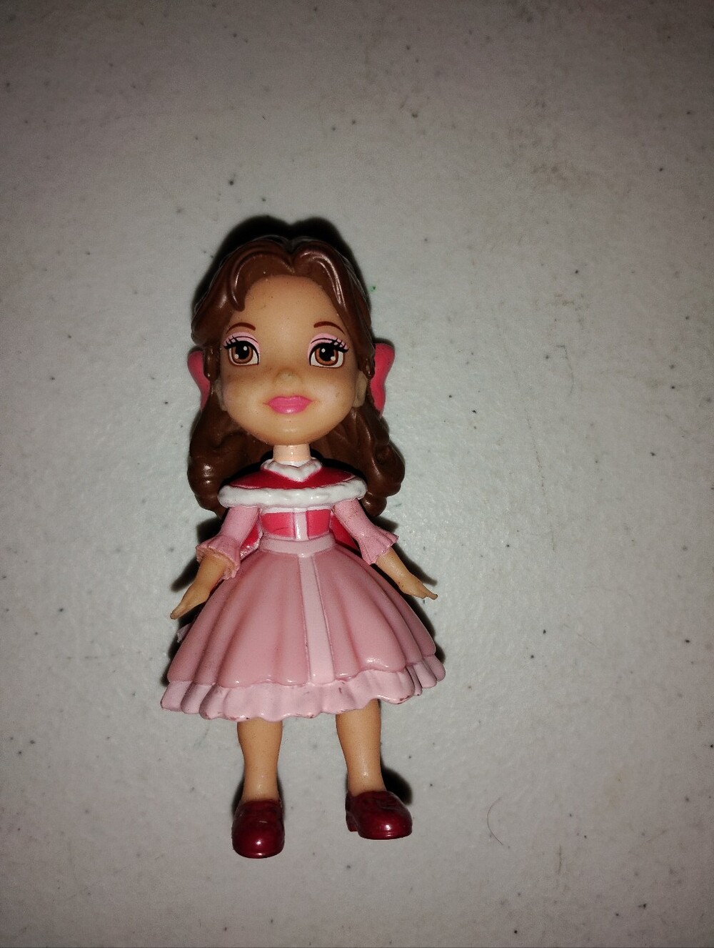 Pink Princess Doll Figure - Cute Kids Toy
